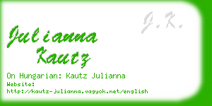 julianna kautz business card